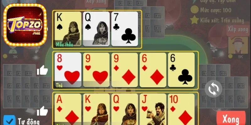 Mậu Binh Dễ Hay Khó? Topzo Hướng Dẫn Cách Đánh Chuẩn 4 Mậu binh