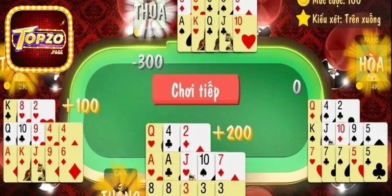 Mậu Binh Dễ Hay Khó? Topzo Hướng Dẫn Cách Đánh Chuẩn 2 Quy luật chung trong Mậu Binh cần biết